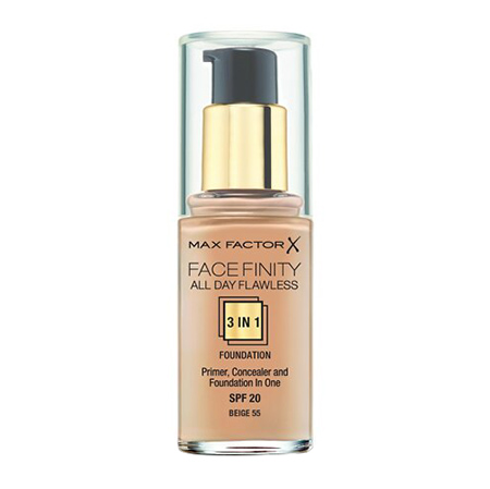 Facefinity All Day Flawless Liquid Foundation Beige - N055